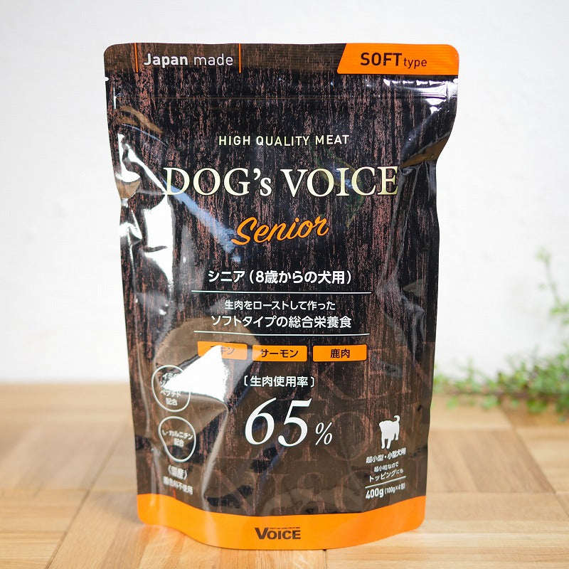 DOG's VOICE セミモイストフード〈シニア8歳からの犬用〉 VOWWOW ONLINE STORE